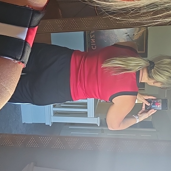 AWESOME CHAMPION FALCONS CHEER LEADING TOP/VEST UNIFORM - Picture 2 of 11